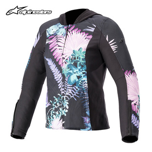 备机车外套BOND a星alpinestars女士摩托车骑行服休闲连帽女骑士装