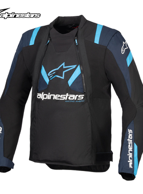 a星春夏季网眼骑行服T-STUNT侧拉链防摔休闲透气摩托车服机车服男