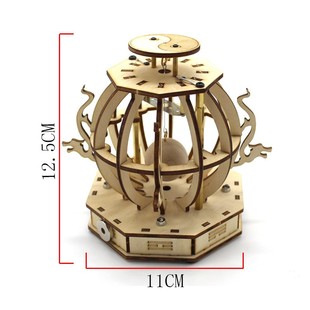 diy木质地震仪地动仪自制感应模型报警仪预警器学生玩具教具学具