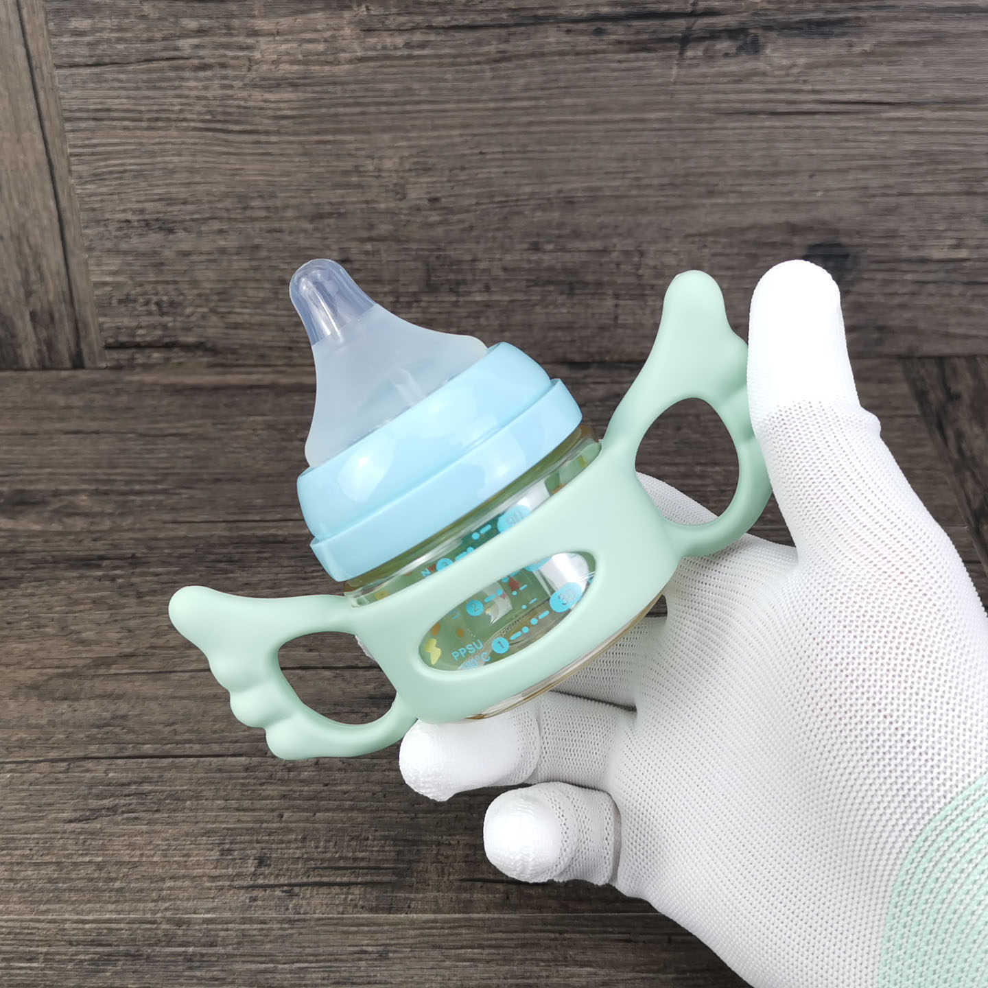 新生儿PPSU塑料宽口径奶瓶90ml小容量防胀气初生宝宝90毫升护理瓶