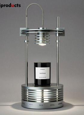 中山工厂直销法国Infra Luna香薰融蜡高档装饰氛围台灯不锈钢包豪