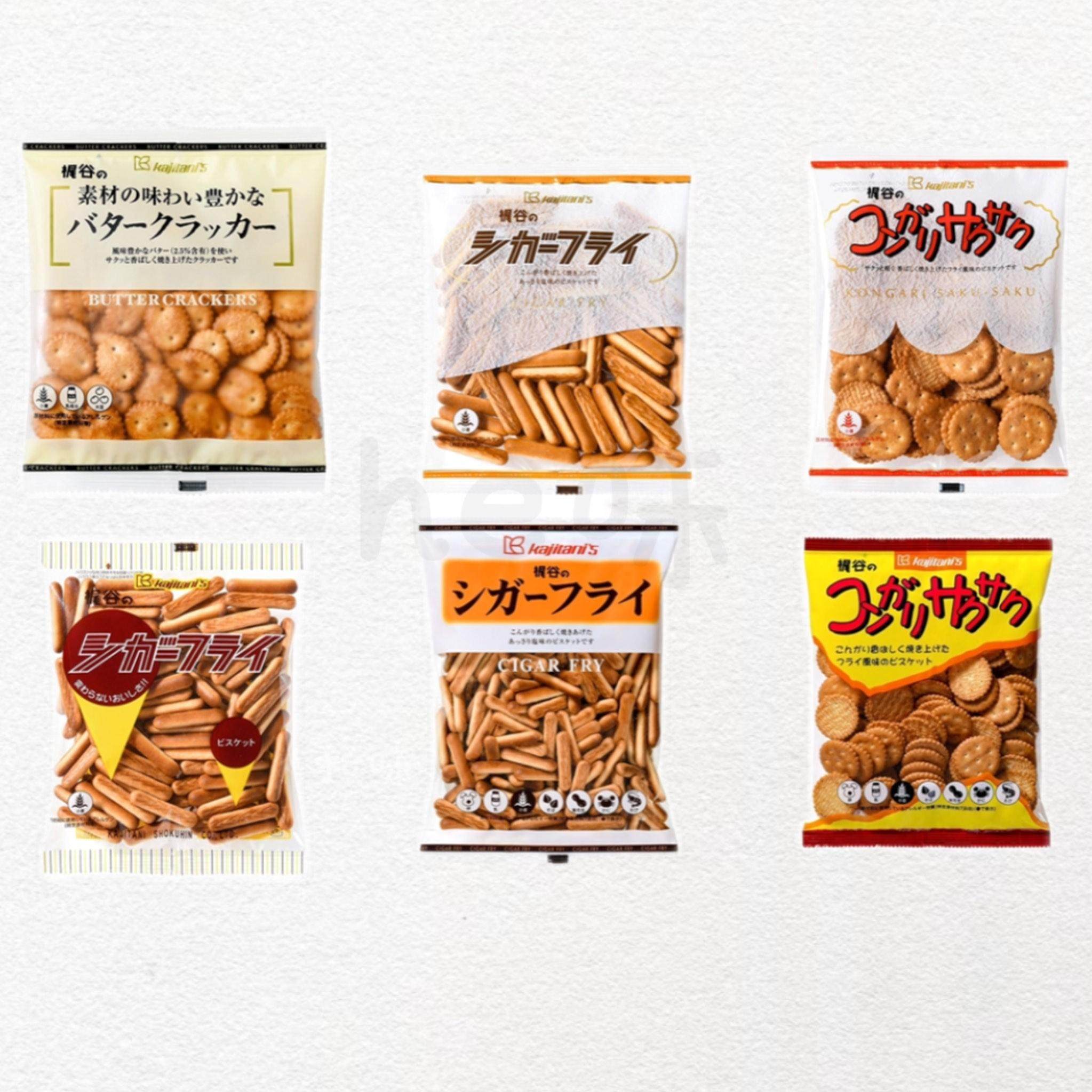 日本直邮梶谷黄油手指饼干日式小圆饼焦香酥脆进口休闲解馋零食