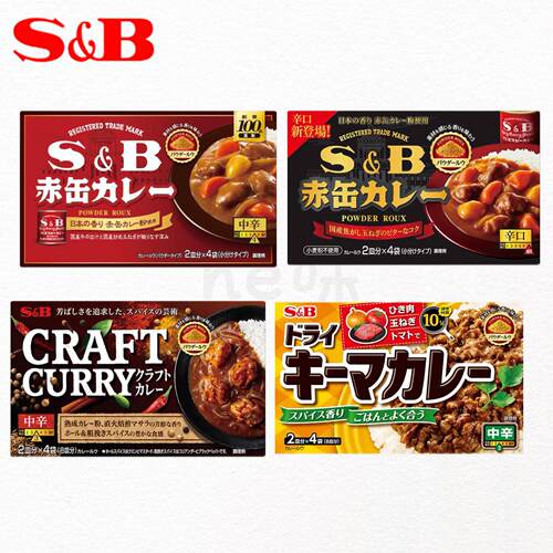 日本直邮SB爱丝比香辣咖喱粉调料