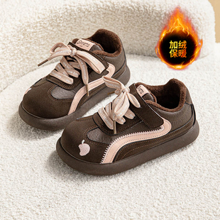 Miffy米菲童鞋2025冬季新款女童加绒保暖二棉运动鞋软底休闲棉鞋