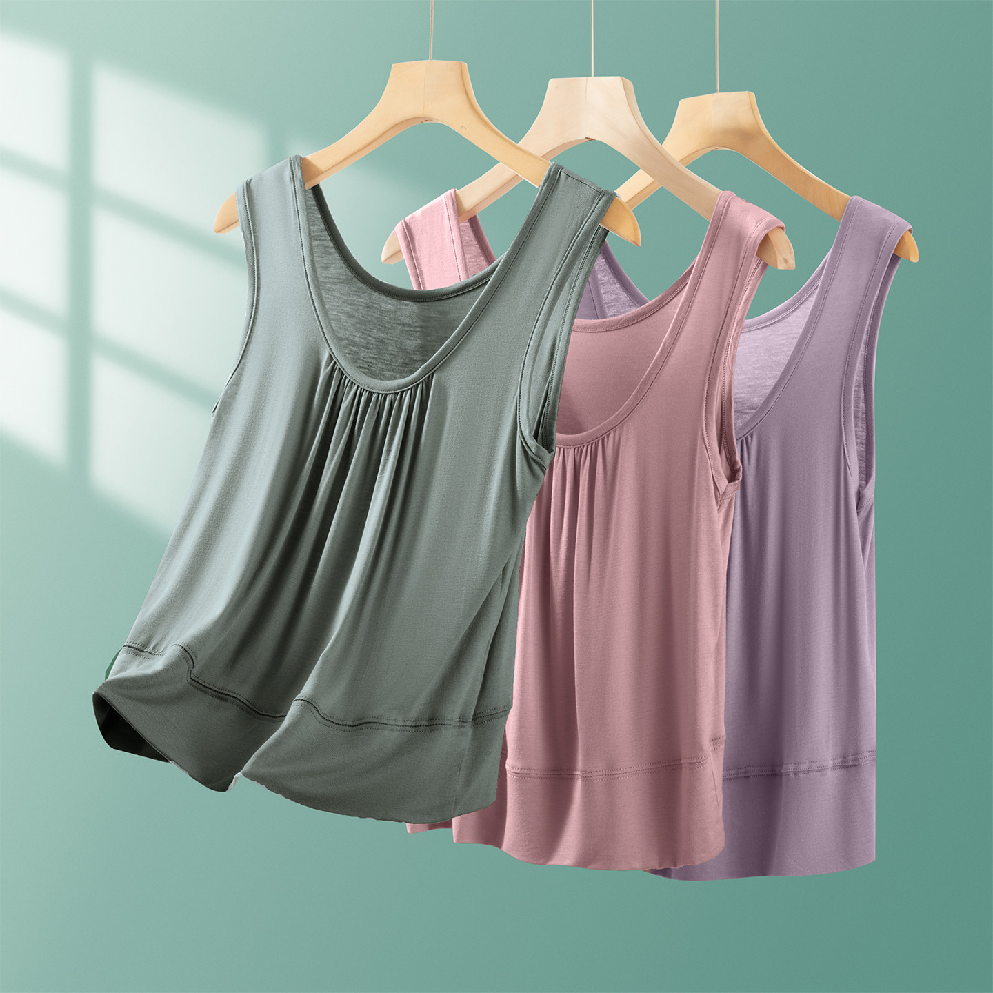 莫代尔防透防走光裹胸抹胸妈妈装短款背心大码打底内穿内搭女上衣