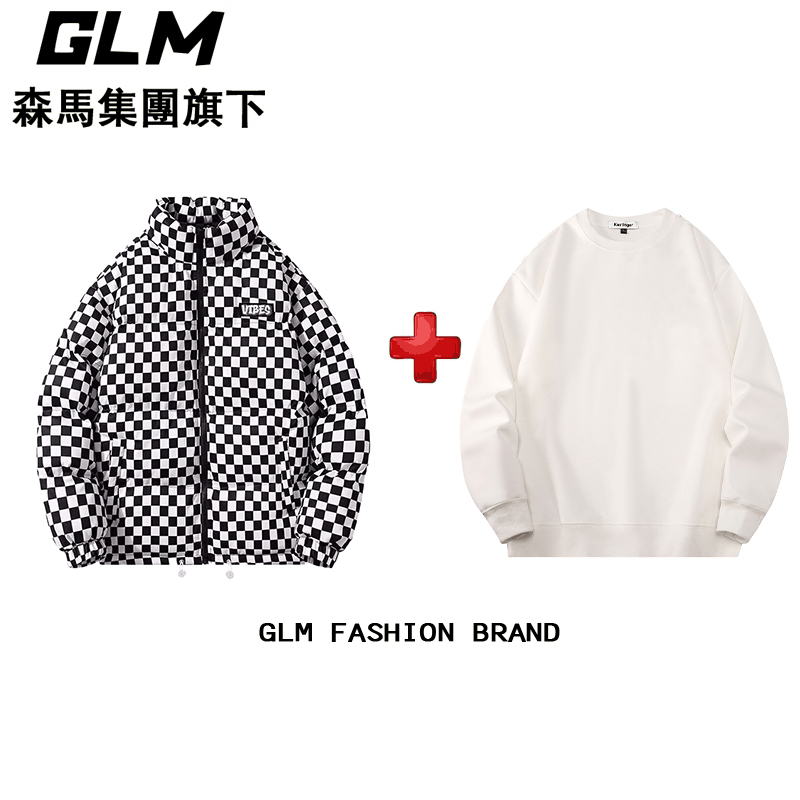 森马集团GLM棉衣男冬季款港风外套棉袄加厚连帽棉服宽松面包服男_淘宝内购会_
