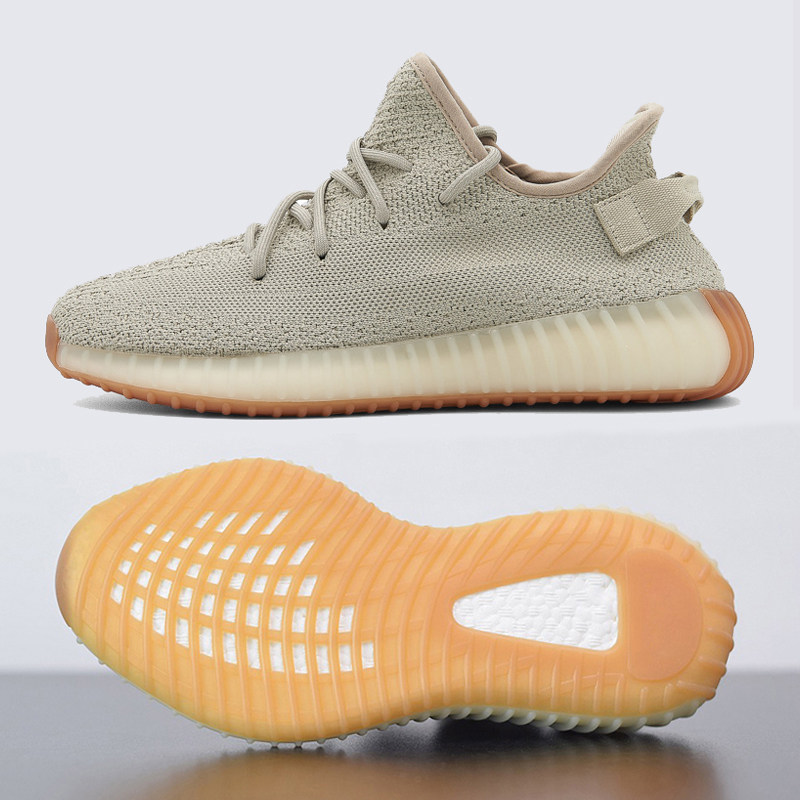 真爆椰子鞋350芝麻灰透气轻便百搭休闲运动鞋男鞋女鞋情侣款