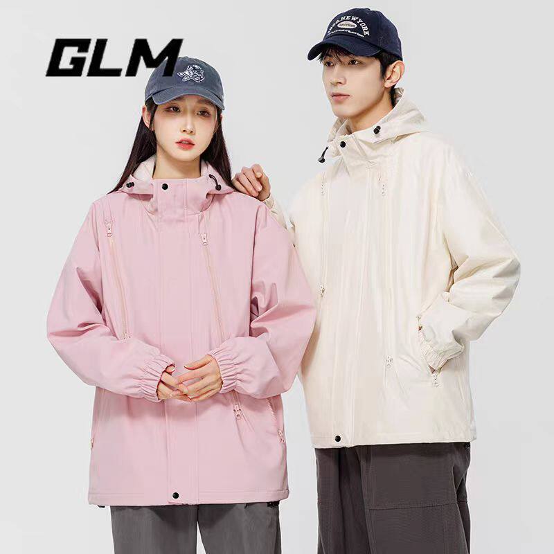 森马集团新款GLM连帽春秋季时尚工装运动防风夹克情侣休闲外套