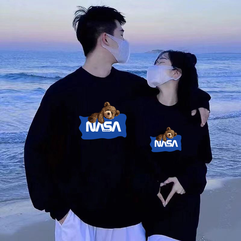 NASA GAME2024圆领卫衣男女潮牌宽松百搭简约情侣ht
