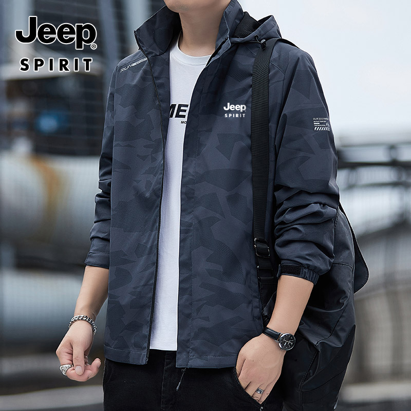 JEEP吉普冲锋衣男士2024新款春秋冬季户外夹克防水防风外套登山服_淘宝内购会_男装-第5张图片-提都小院