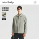 Mind 肌理感翻领羽绒服保暖夹克2025年冬轻薄鸭绒外套 Bridge男士