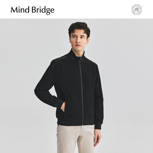 MindBridge简约立领外套