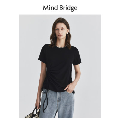 MindBridge短袖T恤抽绳设计感