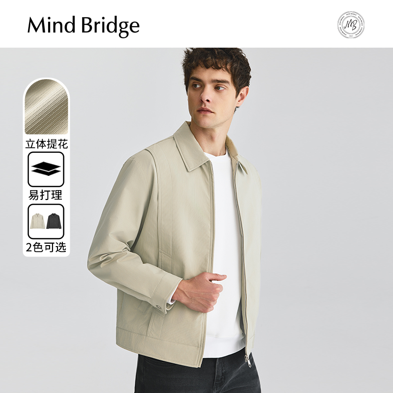 MindBridge翻领夹克外套
