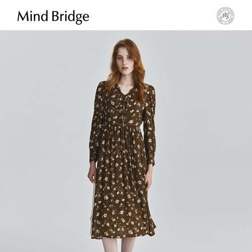 MindBridge碎花连衣裙