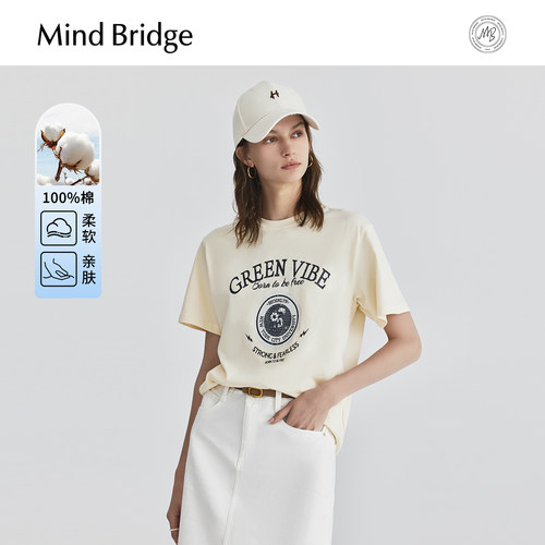 MindBridge印花短袖T恤
