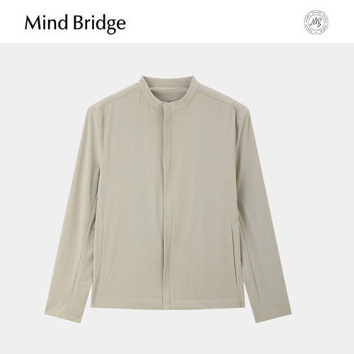 MindBridge简约立领外套