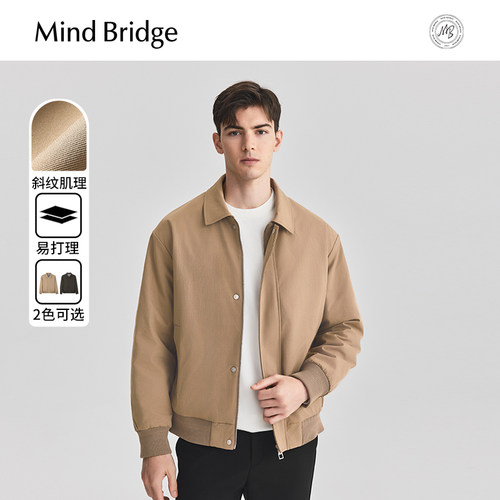 MindBridge翻领夹克外套