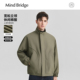 Mind 哈灵顿立领棉服 Bridge2026年春纯色宽松棉衣休闲外套男士