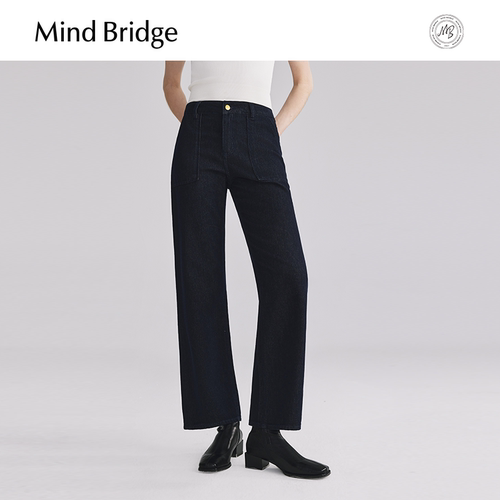 高腰MindBridge牛仔长裤