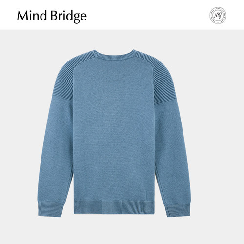 MindBridge圆领套头打底针织衫