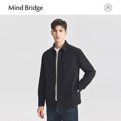MindBridge翻领夹克外套