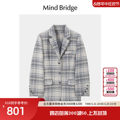 MindBridge长袖西装外套