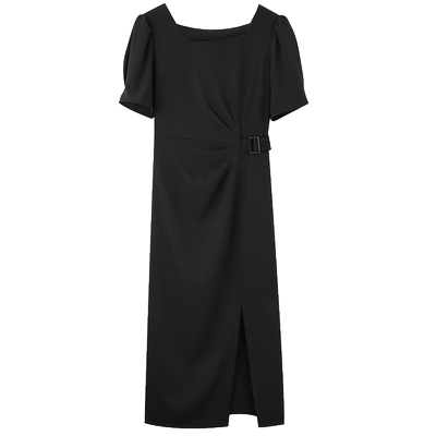 MindBridge连衣裙方领