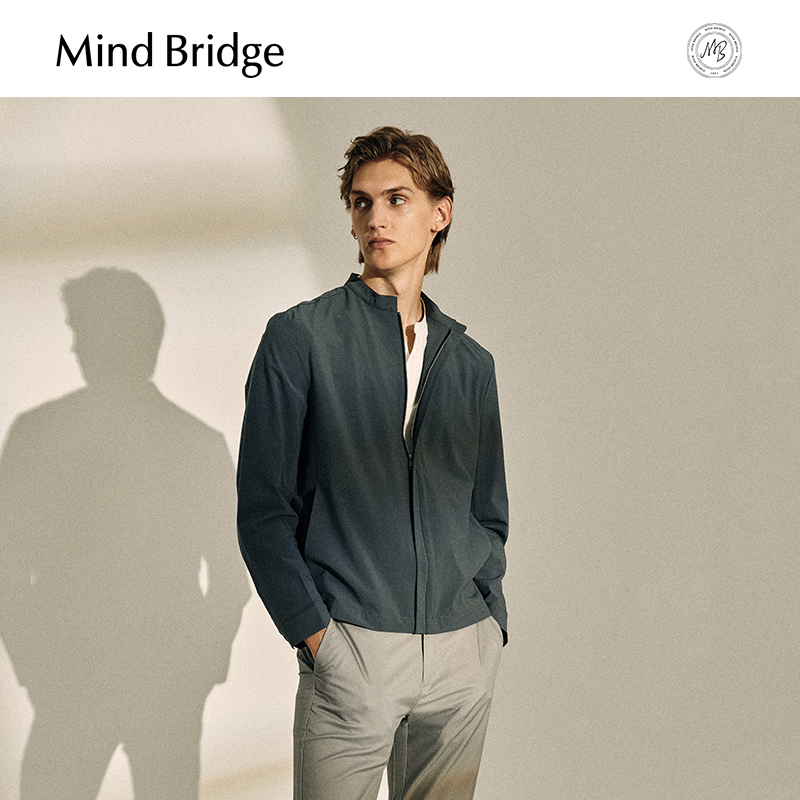 MindBridge立领夹克外套
