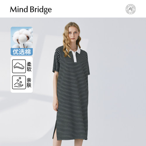 MindBridge休闲连衣裙