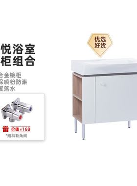 科勒浴室柜组合小户型亲悦卫生间落地式洗漱柜洗脸柜卫浴柜22819T