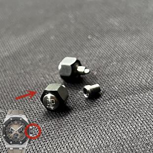 适用皇家橡树AP爱彼离岸系列橡胶螺丝表冠把头外锁把头 配件