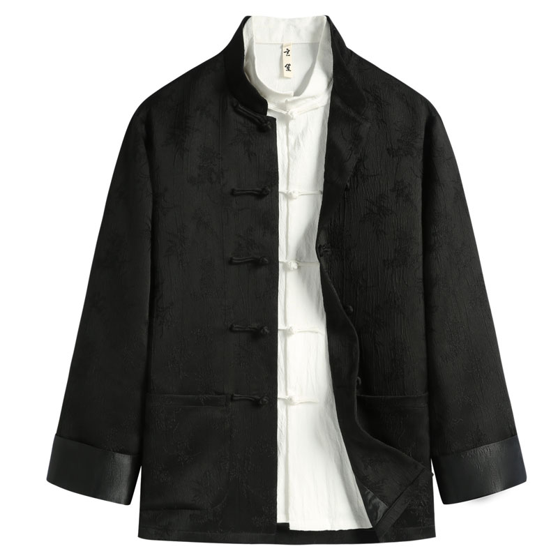 玄笙中国风男装手工盘扣外套男