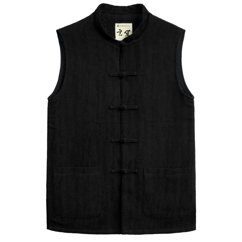 玄笙唐装马甲男中国风男装