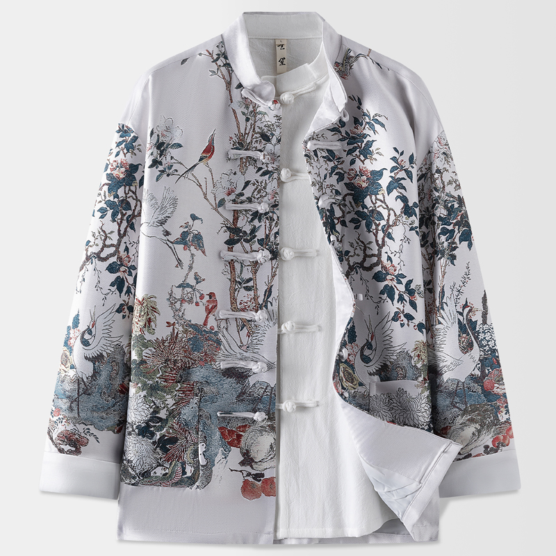 新中式立领款式长袖唐装外套