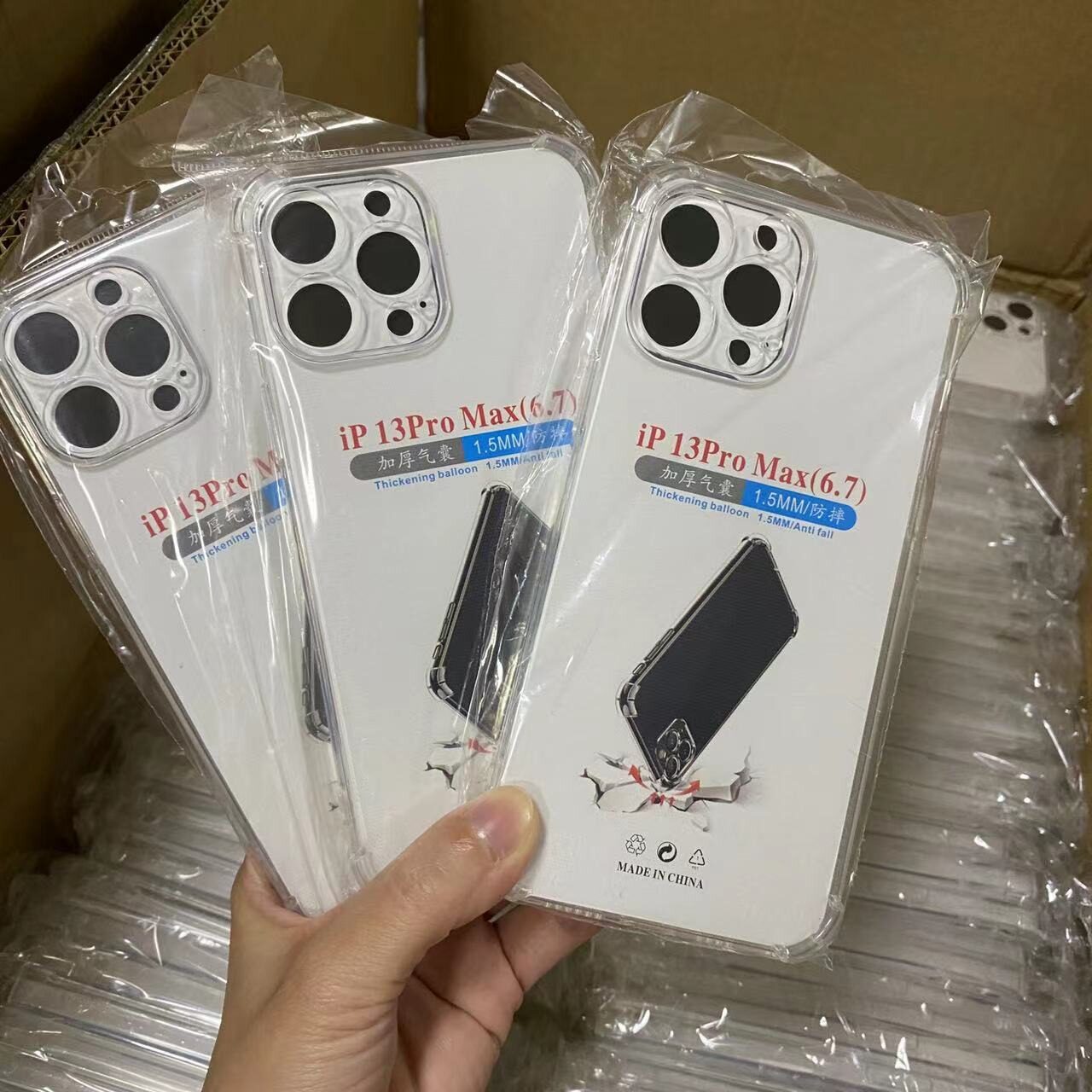 适用苹果17 Pro Max透明防摔手机壳 16E 15 14P