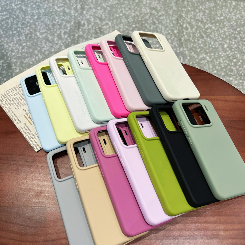 适用于小米17 15 14 13 液态硅胶全包壳 红米K80 70高品质K60 Pro Ultra 盒装Note14pro硅胶防摔纯色保护软套