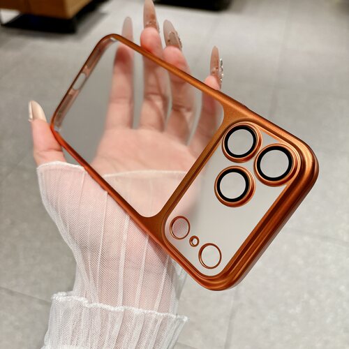 适用于IPhone 17Pro Max电镀磨砂PC全包镜头壳 苹果16 14Plus保护15 13 哑光高级感 12Pro 大视窗保护手机壳
