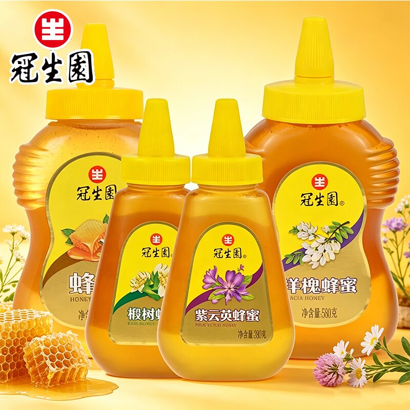 冠生园洋槐蜂蜜580g制品图片