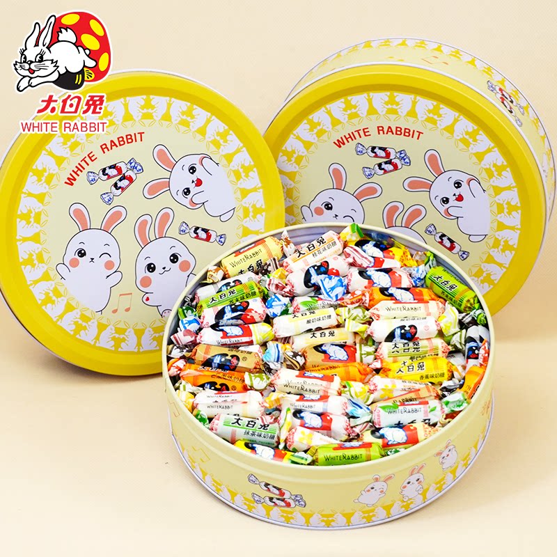 冠生园大白兔奶糖混合口味500g糖果节日送朋友生日礼物礼盒