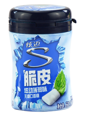炫迈无糖口香糖瓶装56g