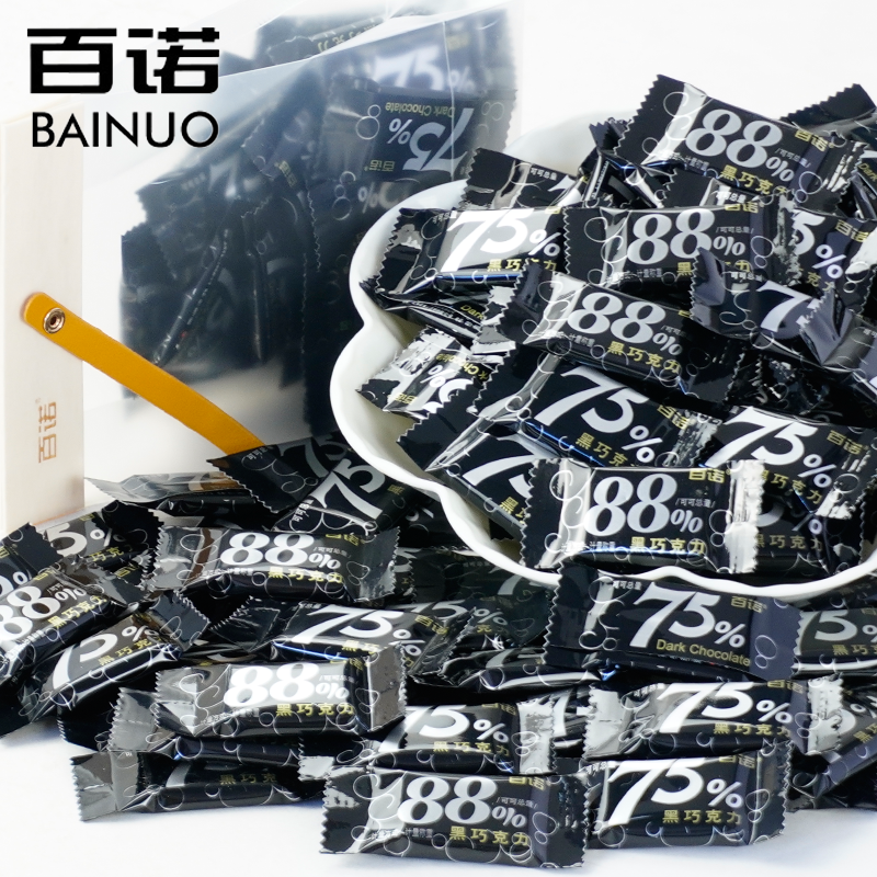 上海百诺巧克力黑巧纯可可脂