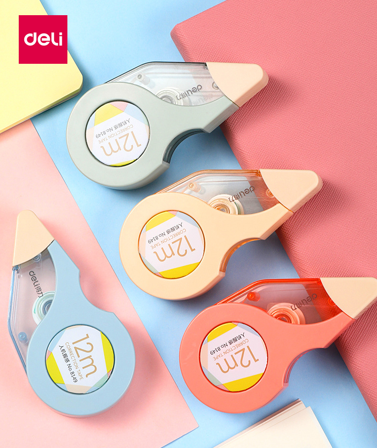 得力修正带少女学生用涂改带