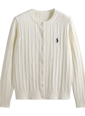 大朗毛衣外套女春秋季新款打底麻花针织衫宽松长袖上衣开衫高级感