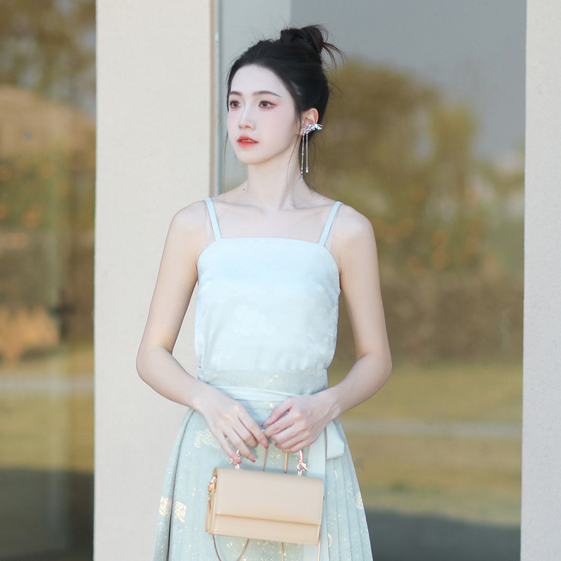 汉尚华莲素凝香-吊带背心图片