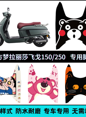 适用南方蒙娜丽莎飞戈25款150/150Pro/250/250MAX防水耐脏脚踏垫