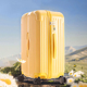 大容量行李箱柠檬黄女拉杆箱2025男大容量加厚结实耐用旅行皮箱子
