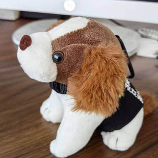 警犬系列毛绒玩具挂件汽车钥匙扣可爱书包挂饰狗狗公仔玩偶礼物