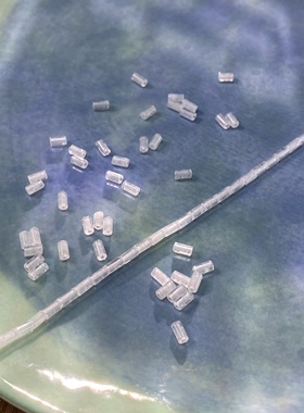 天然白水晶2*4mm管珠散珠子手工diy串珠手链项链饰品配件材料S707