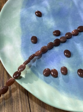 天然紫东陵8*10mm糖豆珠散珠子手工diy串珠手链项链饰品配件S531